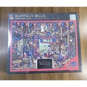 Buffalo Bills Barnyard Fans 500 Piece Puzzle NFL Football NEW